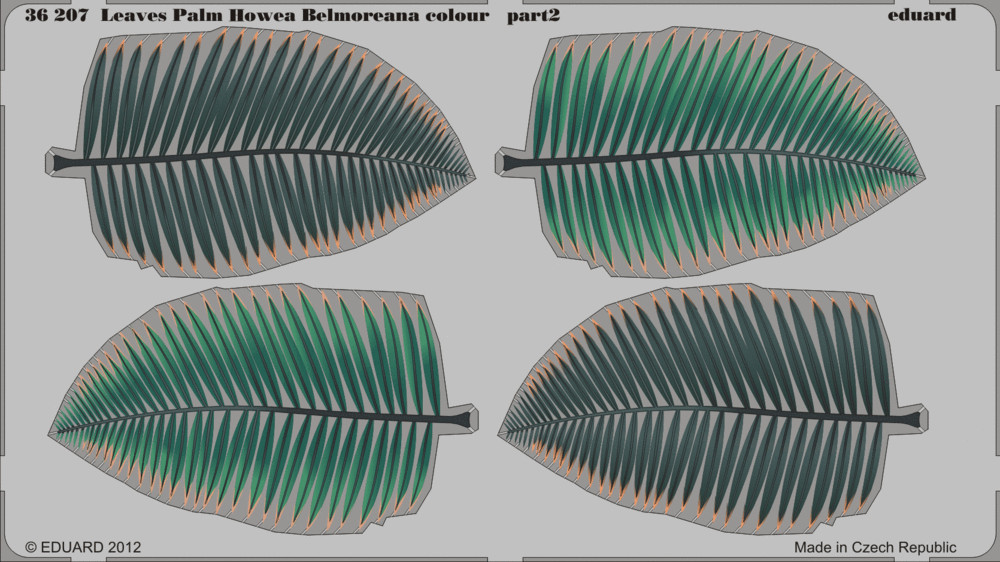 1/35 scale Palm Leaves Howea Belmoreana photo-etch detailing set by Eduard