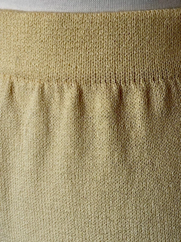 St John Light Yellow Knit Straight Skirt ~Sz 12~ ONE OF A KIND~ - Image 2 of 4