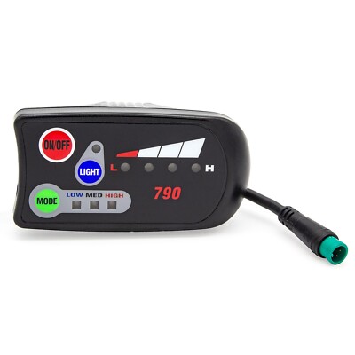 LLobe E-Bike Bedienteil 790 LED 3 Leistungsstufen Blanche Deux 36V