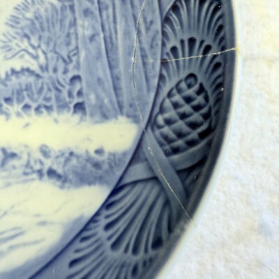 7 Bing & Grondahl B&G Christmas Plates Copenhagen Denmark 1968 69