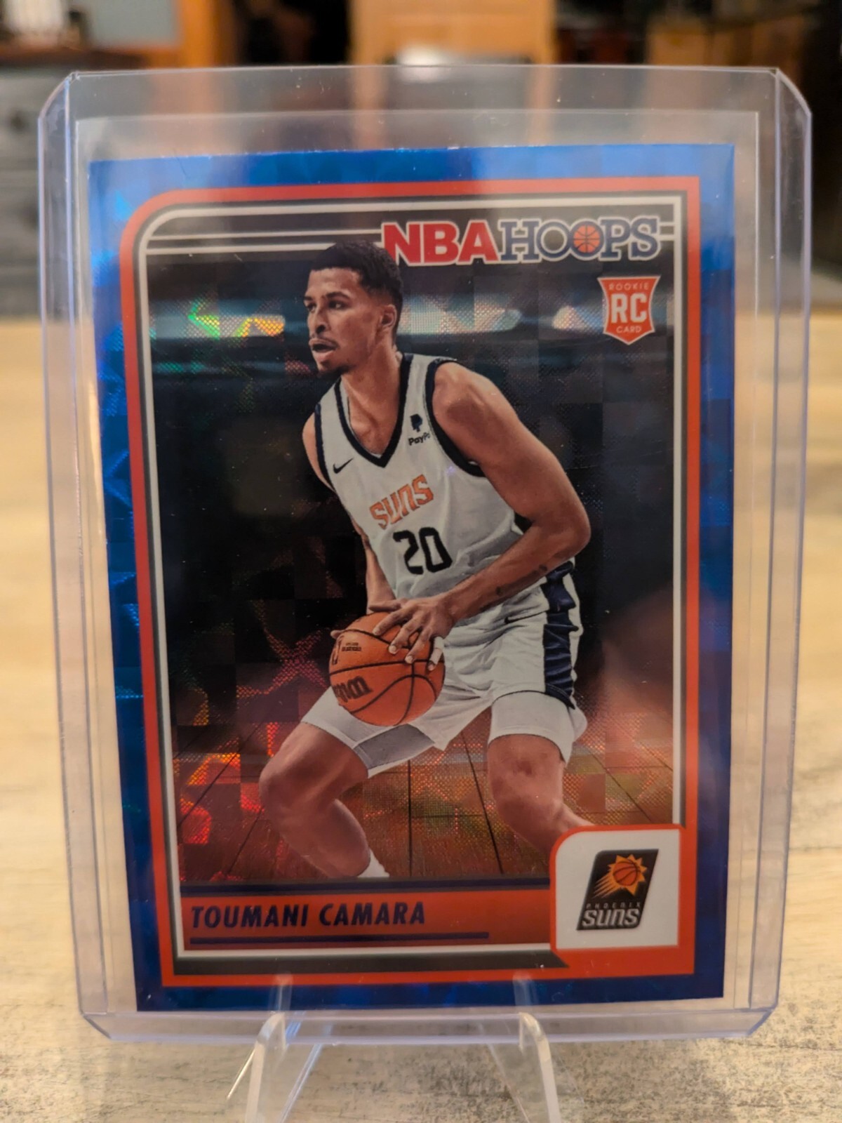2023-24 Panini NBA Hoops - Rookies Hyper Blue #231 Toumani Camara (RC)