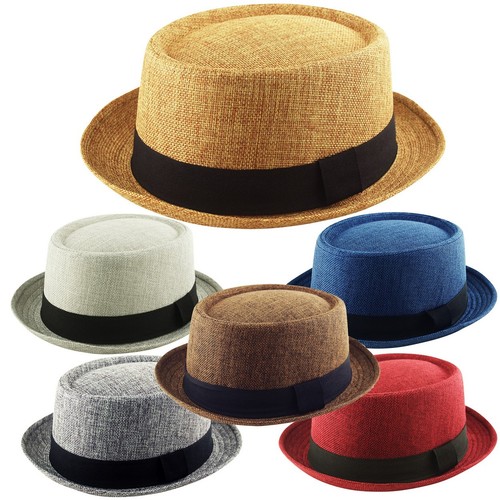 Heisenberg Breaking Bad Porkpie Trilby Fedora Juta Cappello Pork Pie Fascia  Uomo | eBay