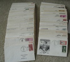 Lot of 247 Vintage 1950s 60s Michigan State First Day Covers Envelopes FDC