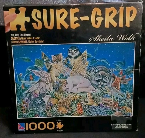 Once Upon a Dream FACTORY SEALED 1000 Piece Puzzle 39x27 Fantasy Fairy Frog Owl
