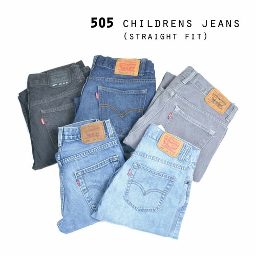 Vintage Kinder Levis 505 Straight Fit Jeans Klasse A W24, W25, W26, W27,  W28, W29, W | eBay