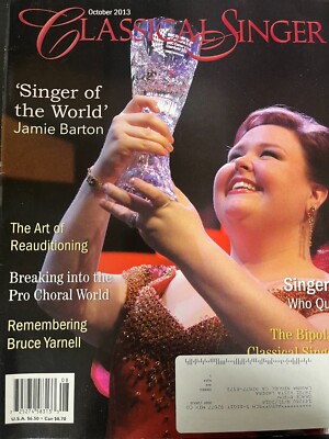Classical Singer October 2013 'Singer of the World' Jamie Barton