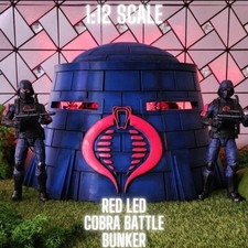 GI JOE COBRA BATTLE BUNKER With RED LED - 1:1...