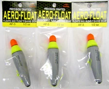 Hawken AF30012 Aero-Float Aero-Foam Fishing Float 1/2 oz 3 pack Guide pack