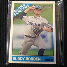 (10) 2015 TOPPS HERITAGE MINOR #68 BUDDY BORDEN ROOKIE LOT CHARLOTTE STONE CRABS