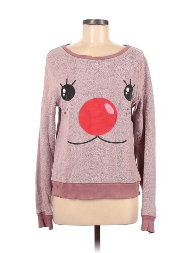 Wildfox Women Pink Pullover Sweater XS