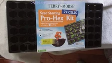 Ferry Morse Seed Starting Pro Hex Kit 72 Cells