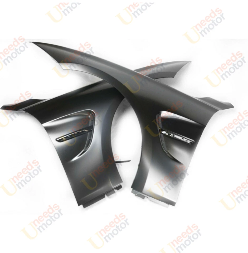 Guardabarros ventilación lateral estilo M3 M4 acero negro para BMW Serie 3 F30 2012-2018 Foto 4 de 4