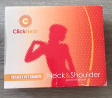 ClickHeat Neck And Shoulder Heating Pad Muscle Pain Relief Comfort Pad Reusable
