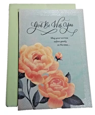 Religious Sympathy Greeting Card by Day Spring God Be With You + Envelope