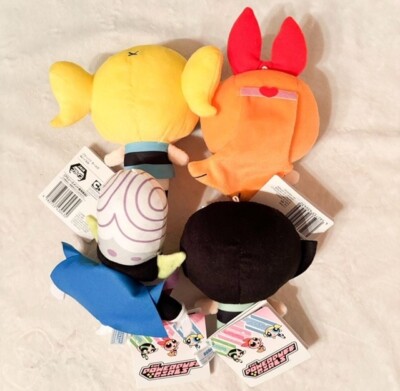 The Powerpuff Girls Plush Doll Stuffed Toy 16cm Set of 4 SEGA 2024