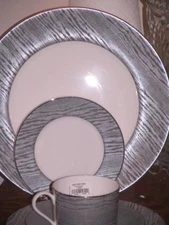 Waterford Michael Aram Wood Grain Five piece Place Setting New