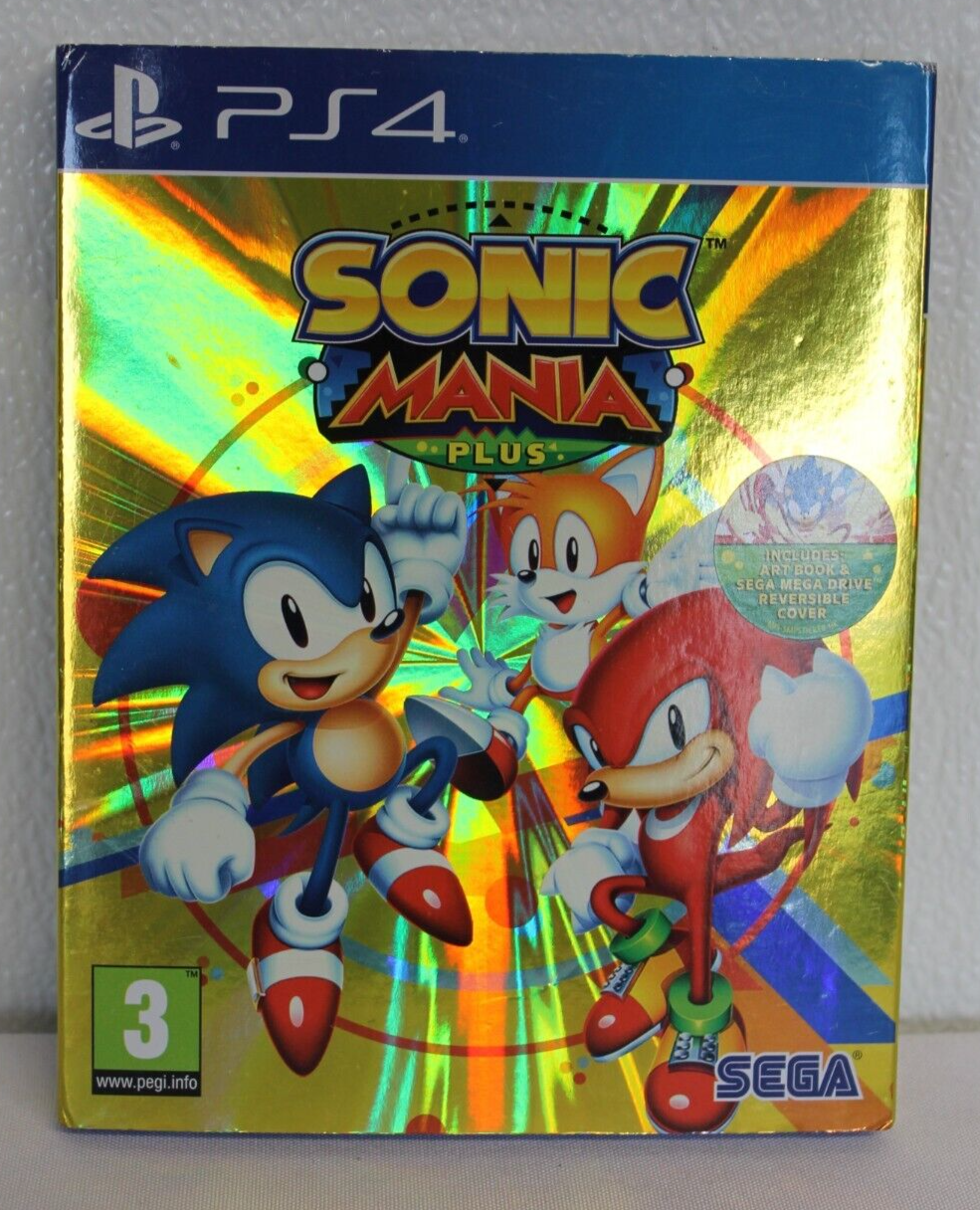 Jogo Sonic Mania Plus - PS4 com Art book em Promoção na Americanas