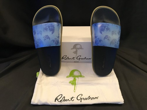 Robert Graham STAMOS Skull Print Slide 