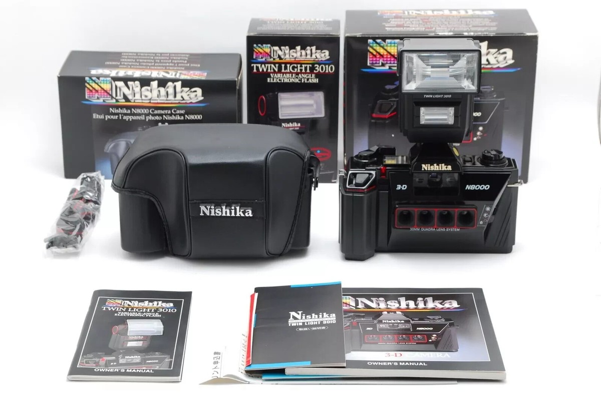 Nishika N8000 35mm Quadrascopic Stereo 3D Lenticular Camera