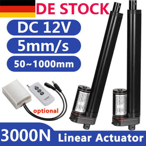 DC 12V 2~40" inch Elettrico Attuatori lineare motore 3000N 660lb Linear Actuator