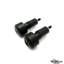 2x 7/8" Motorcycle Anti Vibration Handle Bar End Plug Grip Ends Caps 22mm