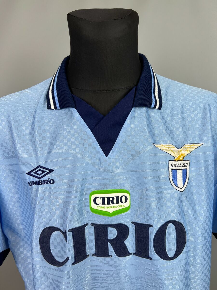 LAZIO 1996 1997 HOME SHIRT FOOTBALL SOCCER JERSEY UMBRO MENS LAZIO 1996 1997 HOME SHIRT FOOTBALL SOCCER JERSEY UMBRO MENS