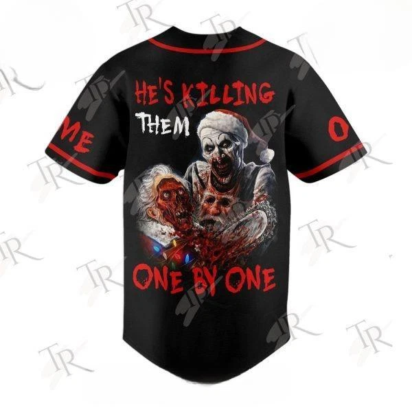 Terrifier Art The Clown Custom Baseball Jersey