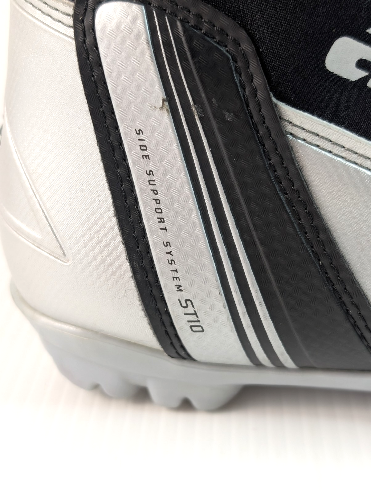 SALOMON Scarpe da sci nordico Alpina ST10 taglia 40 NNN fondo argento nero