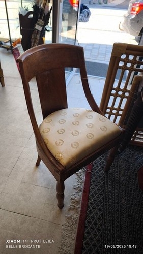 chaise gondole XIX em bois