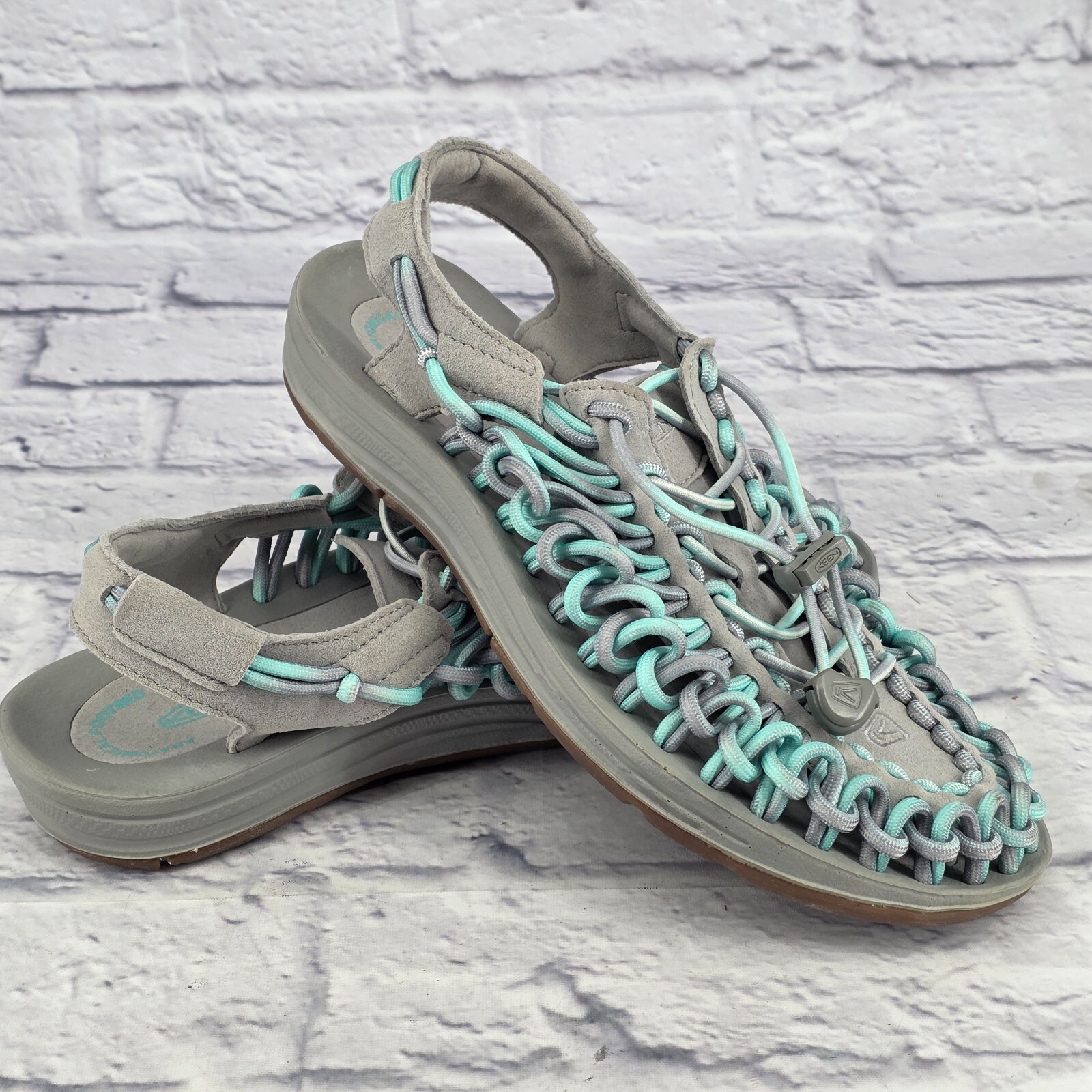 Scarpa sandalo Keen Uneek donna taglia 8 outdoor escursionismo sentiero acqua mimetica passeggio