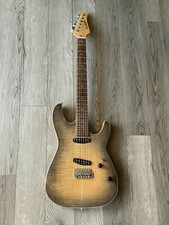 Sawtooth Natural Series Mahogany 24-fret Electric Guitar W/flame Maple Top