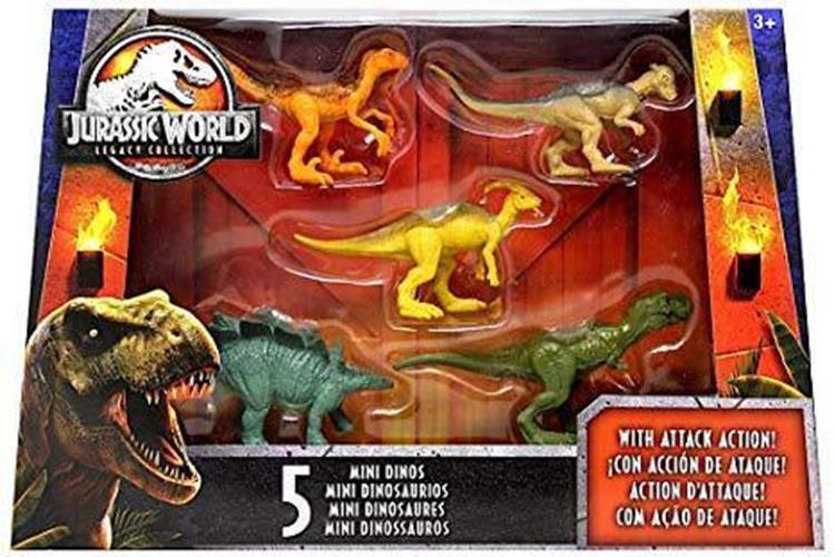 Jurassic World LEGACY COLLECTION MINI DINOS 5 PACKS SET 10