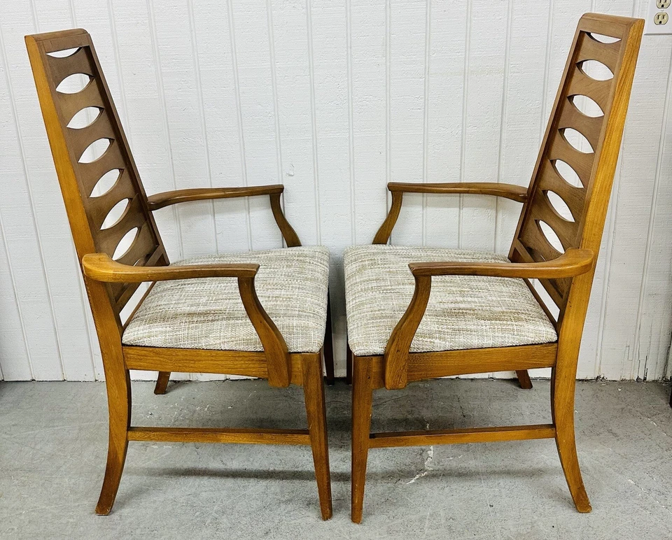 Juego de 2 sillones Catseye de fabricación joven moderna Mid-Century - Foto 3 de 4