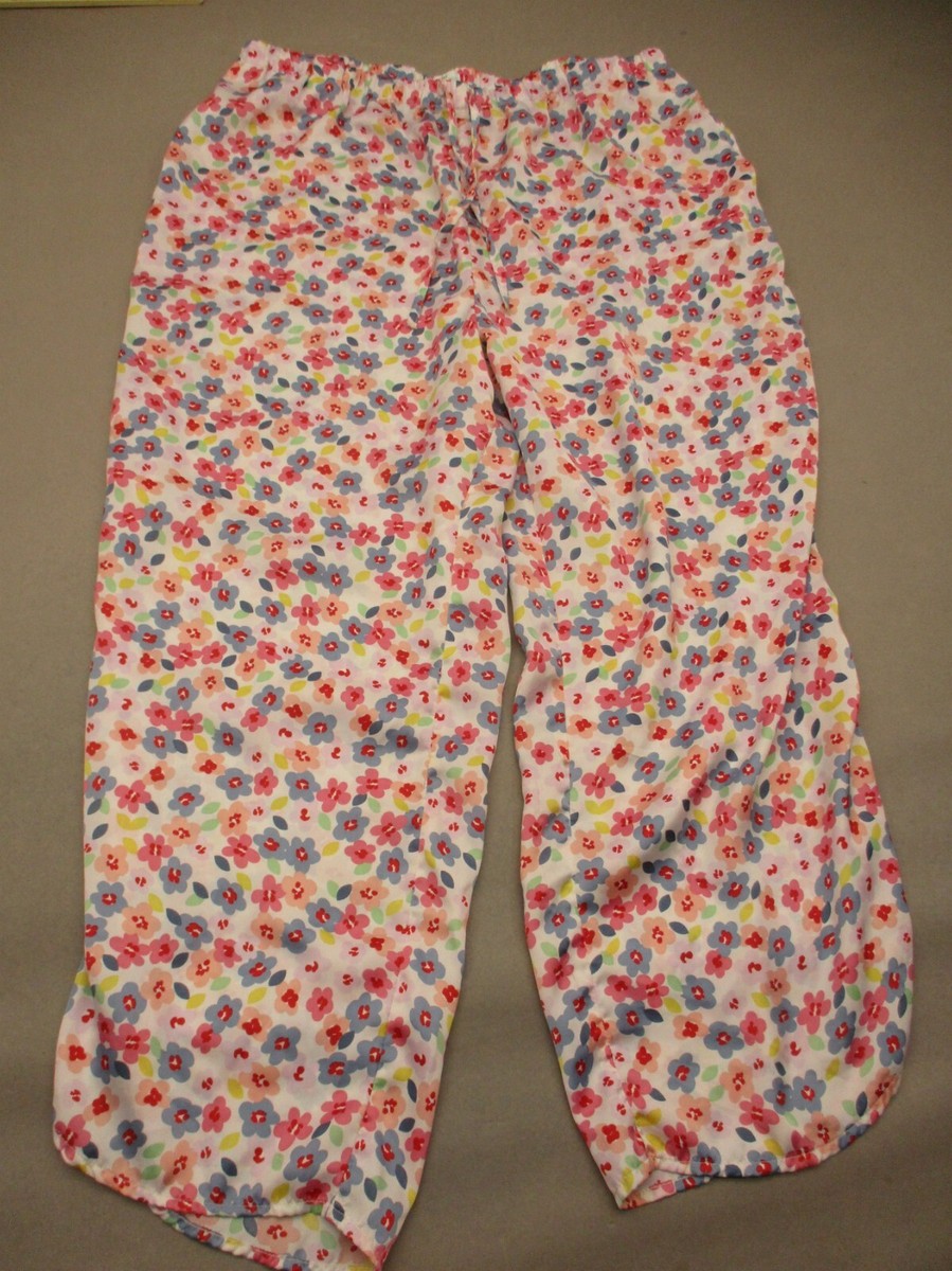 パンツ AMOMENTO FLORAL DRAWSTRING PAJAMA PANTS dip Size XL Womens Multicolor Floral Stretch Waist Drawstring