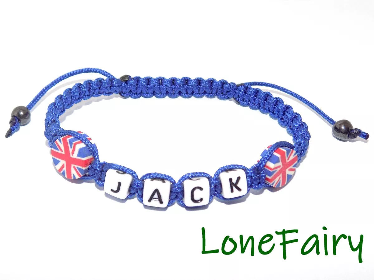 Made To Order Personalised Name Macrame Bracelet Adjustable Any Letters  Numbers