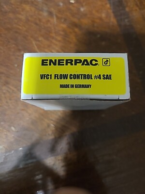 Enerpac Hydraulic Flow Control SAE #4 - 5,000 Psi  VFC-1 NEW