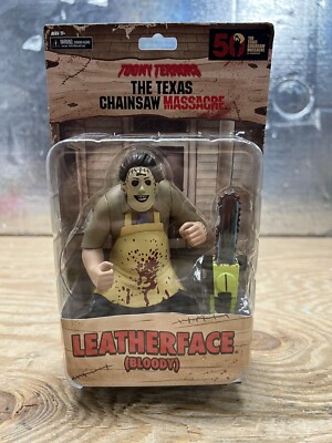 NECA Toony Terrors Texas Chainsaw Massacre Leatherface Bloody Figure BoxDamaged
