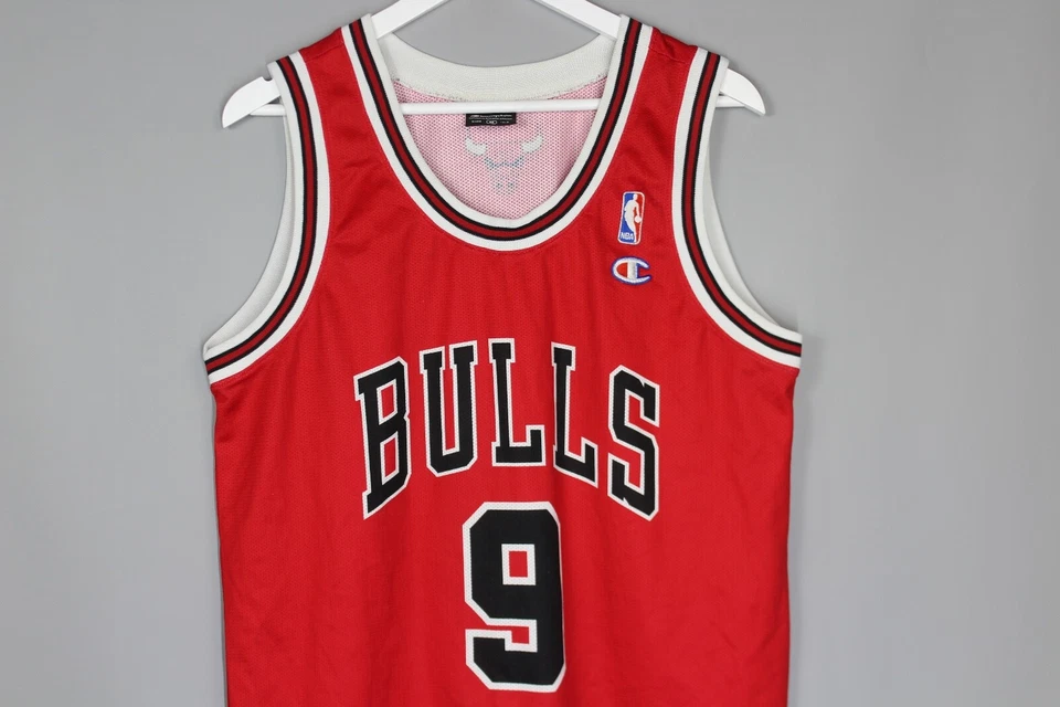 NBA CHICAGO BULLS BASKETBALL SHIRT JERSEY CHAMPION LUOL DENG #9 - Image 2 of 4