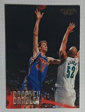 NBA FLEER 1996 / 97 # 67 NETS SHAWN BRADLEY COLLECTIBLE CARD