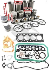 D4BB D4BA Engine Overhaul Rebuild Kit For Hyundai HC20-35H1 H100 Forklift Truck