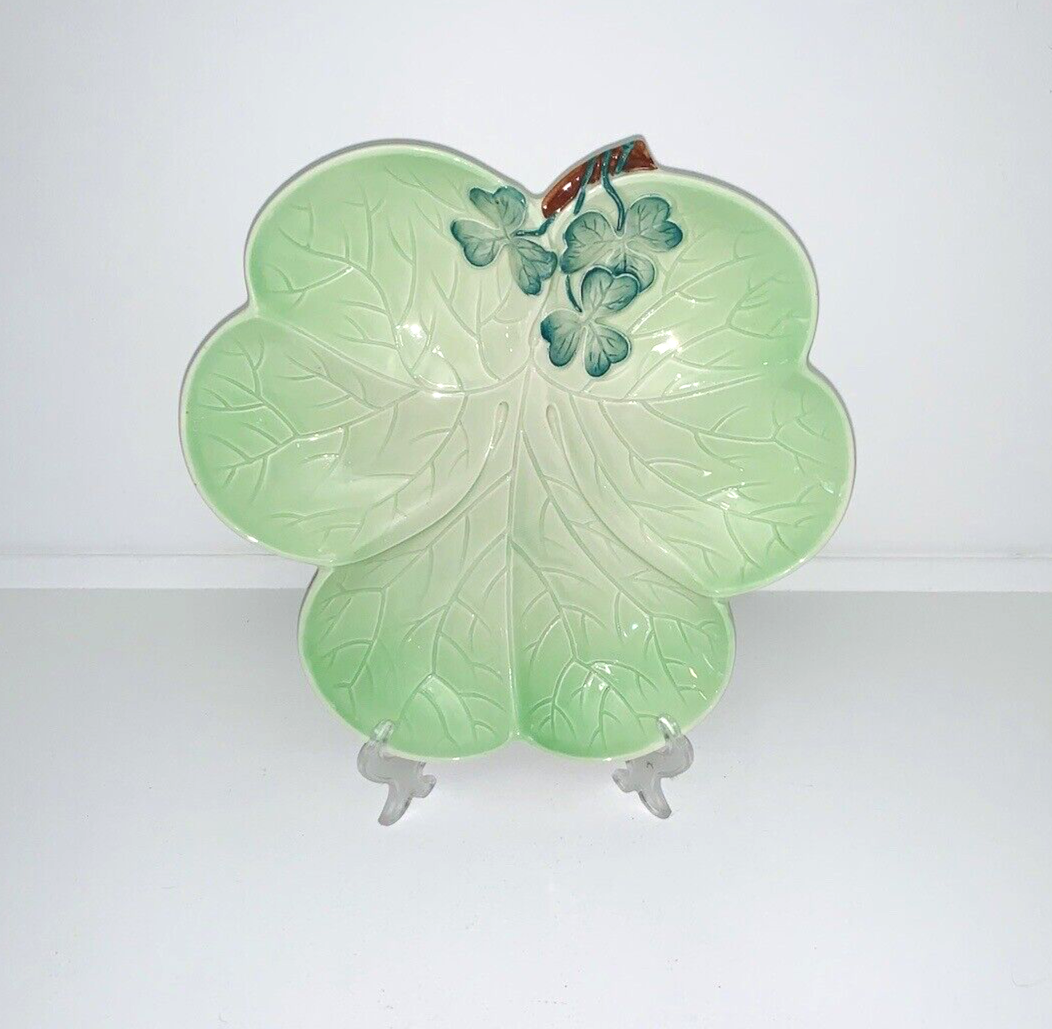 Carlton Ware Clover Shamrock, part serving snack dish