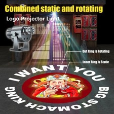 25W-110W Custom Logo GOBO Porjector Combined Dynamic with Static Wateproof Light