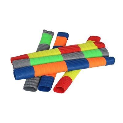 Gummi Cricketschläger Griff Mehrfarbig 6er Pack