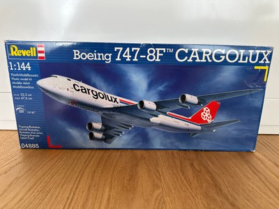 Revell 04885 Boeing 747-8F Cargolux 1:144 NEW + Draw Decal Qatar Cargo Decals