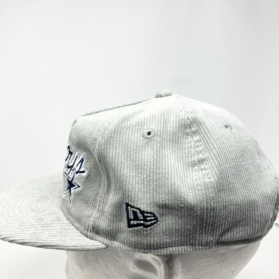 New Era Dallas Cowboys 50 Años Parche Pana Sombrero Gato Snapback Ajustable Nuevo Foto 2 de 4