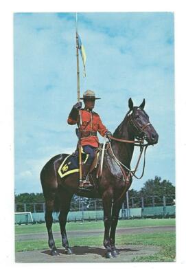 Kanada Royal Canadian berittene Polizei Koppel neues Verfahren Farbkarte Postkarte 