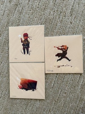 Olly Moss SDCC  Metal Gear Solid Konami 5x5 snake, box snake, ocelot set