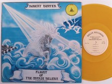 ROBERT HUNTER Flight Of The Marie Helena RELIX LP VG++ yellow vinyl w/ booklet u