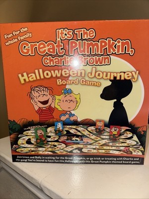 PEANUTS IT S THE GREAT PUMPKIN CHARLIE BROWN HALLOWEEN JOURNEY BOARD GAME SEALED