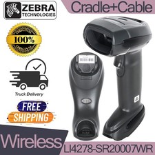 Zebra Symbol Motorola LI4278-SR20007WR 1D Handheld USB Barcode Scanner Wireless